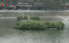 Hà Nội lắp máy sục khí, trồng cây thủy sinh để cải thiện chất lượng nước hồ Gươm