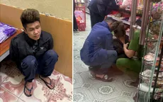 Nam thanh niên xịt hơi cay vào nhân viên bán hàng rồi cướp tài sản