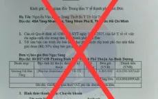 Phát hiện văn bản giả mạo Giám đốc Trung tâm Y tế phê duyệt đầu tư hơn 600 triệu đồng