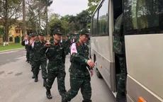 80 quân nhân Việt Nam lên đường tham gia khắc phục hậu quả động đất tại Myanmar