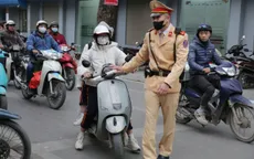 Kiểm tra đột xuất học sinh vi phạm giao thông