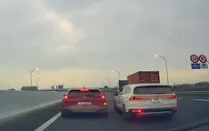 Ô tô dừng đột ngột trên cao tốc gây nguy hiểm cho xe khác