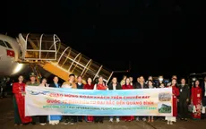 Đón đoàn khách quốc tế đầu tiên từ Đài Loan (Trung Quốc) đến Quảng Bình