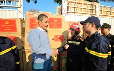 Bộ Công an Việt Nam trao tặng gần 3 tấn hàng cứu trợ cho Myanmar