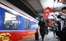 5 đoàn tàu đưa các quân nhân vào TP Hồ Chí Minh hợp luyện
