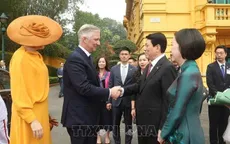 Nhà Vua và Hoàng hậu Bỉ kết thúc tốt đẹp thăm cấp Nhà nước đến Việt Nam
