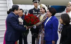 Chủ tịch Quốc hội Trần Thanh Mẫn bắt đầu tham dự Đại hội đồng IPU-150, thăm chính thức Uzbekistan