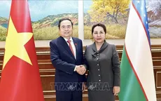 Chủ tịch Quốc hội Trần Thanh Mẫn hội đàm với Chủ tịch Thượng viện Uzbekistan Tanzila Narbaeva