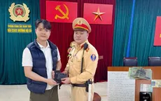 Nhận lại tài sản giá trị, người đàn ông viết thư cảm ơn CSGT
