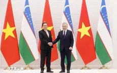 Chủ tịch Quốc hội Trần Thanh Mẫn hội kiến Tổng thống Uzbekistan Shavkat Mirziyoyev