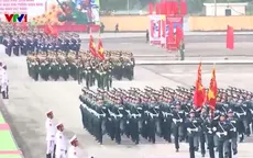 Hợp luyện cho lễ diễu binh, diễu hành kỷ niệm 50 năm ngày Giải phóng miền Nam