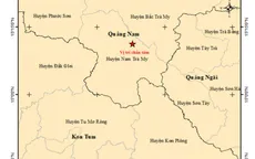 Xảy ra động đất ở Kon Tum và Quảng Nam