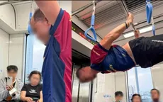 Vụ hít xà đơn trên Metro: Người đàn ông đã rời khỏi Việt Nam nên chưa thể xử lý