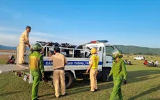 Cảnh sát giao thông truy bắt nhóm thanh niên nẹt pô, rú ga ở Gia Lai