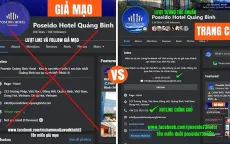 Mạo danh Fanpage khách sạn, lừa đảo đặt phòng tại Quảng Bình