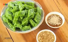 Bánh đúc gân lá dứa đặc sắc miền Nam