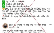 Tin lời “luật sư Facebook”, người phụ nữ Hà Nội bị lừa thêm gần 200 triệu