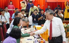 Tổng Bí thư Tô Lâm gặp mặt cán bộ lão thành cách mạng, người có công tiêu biểu tại TP Hồ Chí Minh