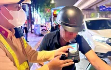 Vi phạm nồng độ cồn gấp đôi, tài xế ở Hà Nội nói ''quên đã uống''