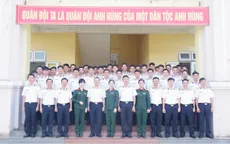 Chiến sĩ Hải quân quyết tâm hoàn thành nhiệm vụ diễu binh, diễu hành dịp 30/4