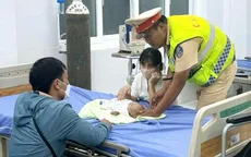 Công an kịp thời hỗ trợ đưa bé 4 tháng tuổi bị nguy kịch đến bệnh viện cấp cứu