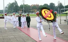 Hải quân nhân dân Việt Nam báo công dâng Bác nhân kỷ niệm 70 năm Ngày thành lập