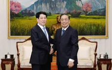 Chủ tịch nước Lương Cường gặp các đồng chí nguyên lãnh đạo cấp cao Lào
