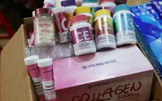 Thu giữ hơn 25 tấn sản phẩm vitamin, collagen không rõ nguồn gốc