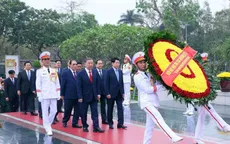 Lãnh đạo Đảng, Nhà nước vào Lăng viếng Chủ tịch Hồ Chí Minh, tưởng niệm các Anh hùng liệt sỹ