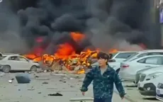 Nổ lớn, lửa bao trùm khu dân cư ở Trung Quốc