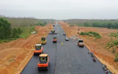 Thi công đường cao tốc xuyên lễ