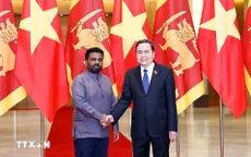 Chủ tịch Quốc hội Trần Thanh Mẫn hội kiến Tổng thống Sri Lanka