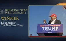 Bức ảnh chụp khoảnh khắc viên đạn sượt qua đầu ông Trump thắng giải Pulitzer danh tiếng