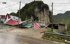 Lai Châu: Dông lốc làm thiệt hại 375 ngôi nhà, gần 100ha lúa