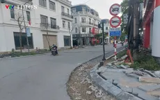 Nghệ An: Tuyến phố nhếch nhác, gồ ghề do thi công “nửa vời”