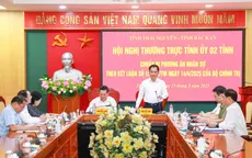 Thái Nguyên và Bắc Kạn thảo luận về các nội dung liên quan đến sáp nhập tỉnh