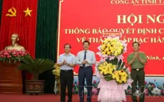 Công bố Quyết định thăng cấp bậc hàm Thiếu tướng cho Giám đốc Công an tỉnh Tây Ninh