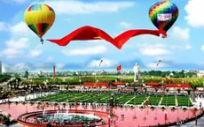 Nghệ An: Bay đại kỳ Tổ quốc chào mừng kỷ niệm 135 năm ngày sinh Chủ tịch Hồ Chí Minh