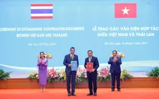 Việt Nam - Thái Lan trao nhiều văn kiện hợp tác quan trọng