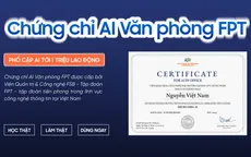 “Mỗi người đi làm phải biết dùng AI” – Sứ mệnh phổ cập AI toàn dân từ FPT
