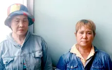 Cảnh sát hình sự phối hợp chặn bắt hai phụ nữ bắt cóc trẻ em để đe dọa đòi nợ
