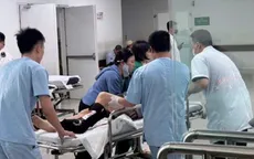 CSGT dùng mô tô chuyên dụng mở đường cho xe taxi đưa nữ nạn nhân đi cấp cứu