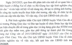 Đồng Nai: Phê bình 1 Chủ tịch huyện vì cho cán bộ đi Hà Giang học tập chuyển đổi số