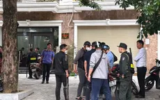 Công an đồng loạt khám 3 căn nhà liên quan trùm giang hồ ở Thanh Hóa