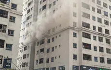 Hà Nội: Cháy căn hộ chung cư HH2A Linh Đàm