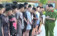 Tạm giữ hình sự 38 thanh thiếu niên ở Thanh Hóa tấn công người đi đường