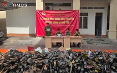 Kon Tum tiêu hủy hơn 1.000 khẩu súng, hàng nghìn viên đạn do người dân giao nộp