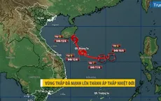 Áp thấp nhiệt đới khả năng mạnh lên thành bão số 1, di chuyển vòng cung