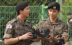 V và RM của BTS đã xuất ngũ
