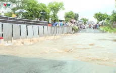 Nhiều tuyến đường phía Đông Nam của tỉnh Gia Lai bị chia cắt vì ngập